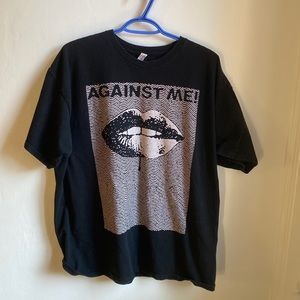 Against Me! Black Band T-Shirt XL